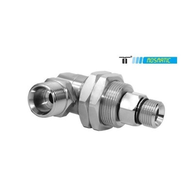 RACOR GIRATORIO  DE 90º M22x1.5M G3/8"M60" M28x1.5