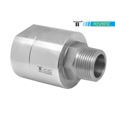 OBS RACOR GIRATORIO DGE RECTO 1"M X 1"H