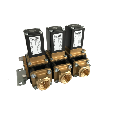 CONJUNTO 3 x E.V BURKERT 0287 1/2 24V AC