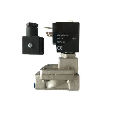 ELECTROVALVULA INOX 1/2 NC 24V DC 50HZ VITON