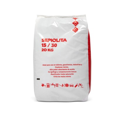 SEPIOLITA ABSORVENTE 15/30 SACO DE 20KG